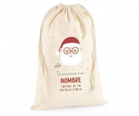 Saco Grande Personalizado Santa