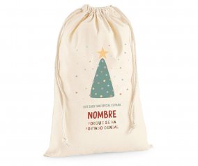 Saco Grande Personalizado Christmas Tree