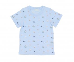 Camiseta de algodo Monnka Fishing boat
