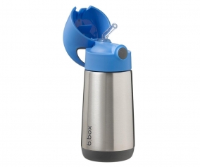 Thermal Bottle with Straw 350 ml Blue Slate
