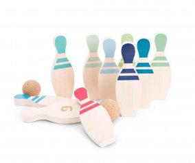 Wooden Bowling Game