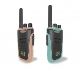 Walkie Talkie KidyTalk Natural / Cyan