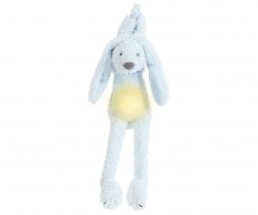 Peluche Son-Lumire Rabbit Blue Richie Personnalisable