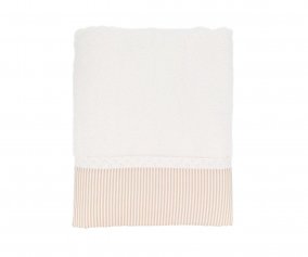 Personalised Dorset Beige Bath Towel