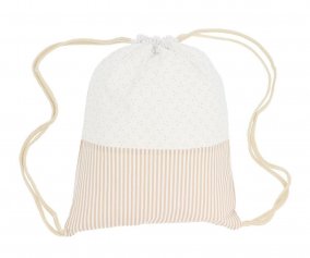 Mochila Saco Dorset Beige Personalizable