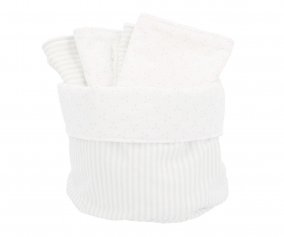 Panier avec Serviettes paule Dorset Vert Personnalisable