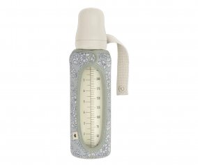 Bibero de  vidro BIBS Ivory 225ml+tampa grande