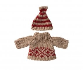 Maglione e Berretto Mouse Mum & Dad Maileg