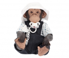 Lola the Chimpanzee with Pichi, Blouse, and Fisherman's Hat
