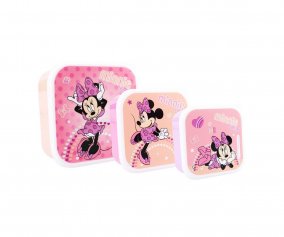 3 lancheiras Minnie Mouse Fresh Bites