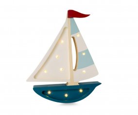 Lmpara Mini Sailboat Teal