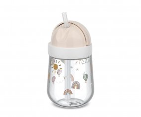 Bicchiere con Cannuccia Mio Sunshine & Rainbow 300ml
