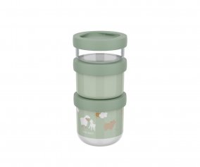Pack 3 Dispensadores de Comida Apilable Mio Little Farm
