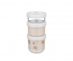Pack 3 Dispensadores de Comida Apilable Mio Sunshine & Rainbow