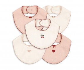 Pack 5 Babetes Minna Rose/White Mix