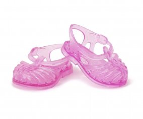 Sandales de Plage Sun pour Poupes Gordis Rose  Paillettes