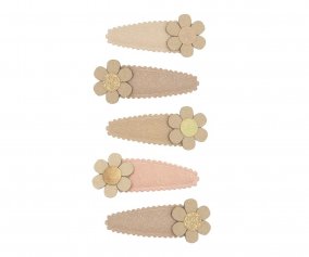 5 Mini Barrettes Daisy Mabel