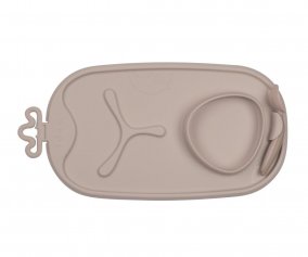 Vassoio Silicone Roll + Go con Cucchiaino Latte
