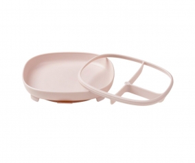 Prato Blush 2 em 1 com ventosa e compartimentos amovveis