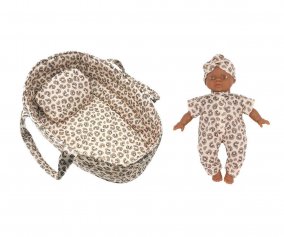 Poupe Soft Ondine avec Couffin, Combinaison et Bandeau Lo 