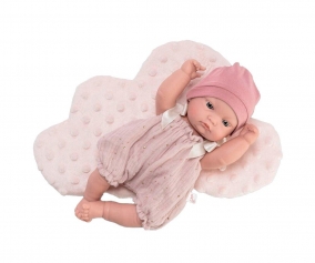Bambola Gordi con Pagliaccetto e Cuscino Nuvola Rosa