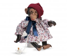 Lola A Chimpanz Renascimento Vestido Floral 
