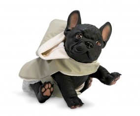 Nono Bull Dog Reborn con Impermeabile Verde