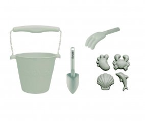 Set Cubo, Pala, Rastrillo y Moldes Sage