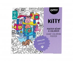 Pster XL Kitty Para Colorear