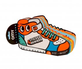 Livro de Autocolantes com nmeros Sneackers