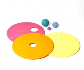 Discos GRIMMS x Stapelstein Warm Pastel