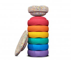 Stapelstein Super Complete Confetti Rainbow Classic 7+1 Board