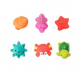 6 Animali Marini Bagnetto Shellfish