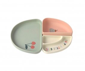 Set 3 Piatti Silicone Happy Fruits Cherry