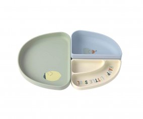 Set 3 Piatti Silicone Happy Fruits Lemon