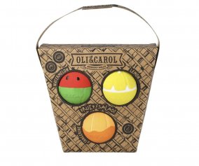 Set 3 Baby Ball Sensoriali Fruit Salad 