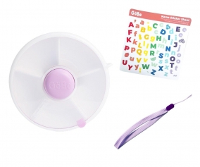 Snackbox Spinner Flip Taro Purple + Cinturino + Sticker