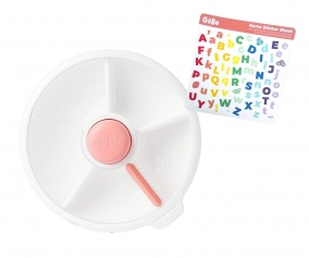 Lunchbox Spinner Slide Coral Pink + Sticker