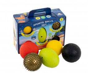 Ensemble de 5 Ballons de Sport Multicolores 