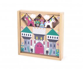 37 Cubes en Bois Cross Roads Royaume Enchant