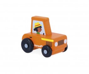 Trattore Legno Arancio Countryside Cross Roads