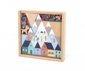 35 Cubes en Bois Cross Roads Valle Blanche