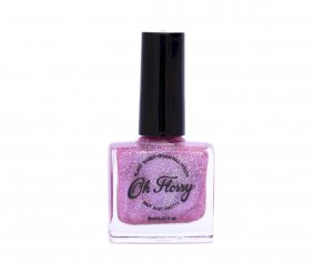 Esmalte de Uas Brillo Pink Glitter