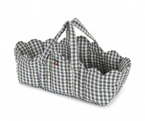 Couffin pour Poupe Blue Check