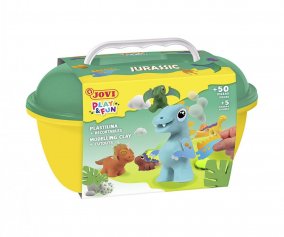 Caixa de plasticina PLAY&FUN Jurassic
