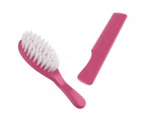 Set Spazzola e Pettine Pink