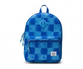 Zaino Herschel Heritage Kids Check Yourself Dazzling Blue Personalizzabile