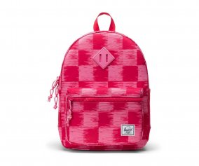 Zaino Herschel Heritage Kids Check Yourself Raspberry Personalizzabile