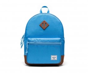 Zaino Herschel Heritage Kids Azure Blue/Saddle Brown Personalizzabile