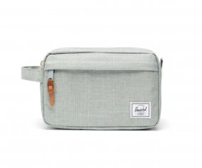 Beauty Case Chapter Travel Kit Iceberg Green Crosshatch